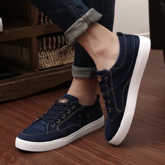 Casual men's shoes canvas shoes, low grade shoes