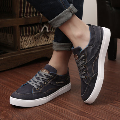 Casual men's shoes canvas shoes, low grade shoes