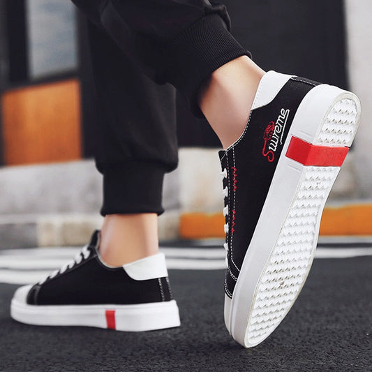 Korean men's white shoes,simple casual shoes,youthful shoes,sneakers